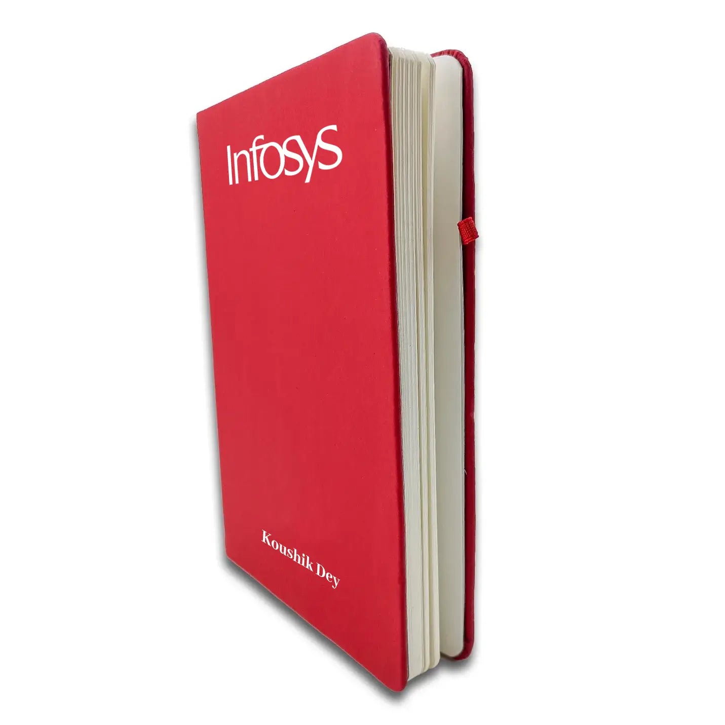 Top-Quality A5 Red Diary with Elastic Closure Img 2